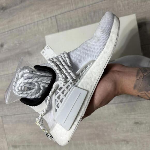 Adidas x NMD HU Human Race Pharrell Williams GY0092 Core White Size 4 Men main image 6